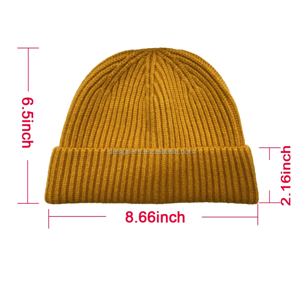 Wholesale Short Knit Watch Cap Cuffed Trawler Hats skull cap Unisex Designer Warm Winter hats Fisherman Beanie for men and women