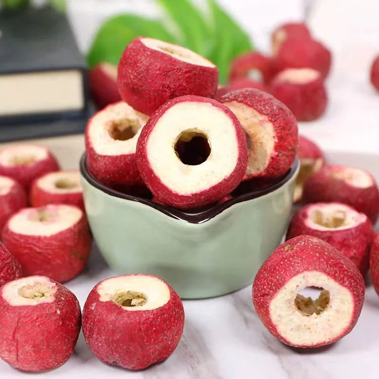 Hot selling natural dried sliced haw healthy dried fruit tea seedless slice hawthorn berry