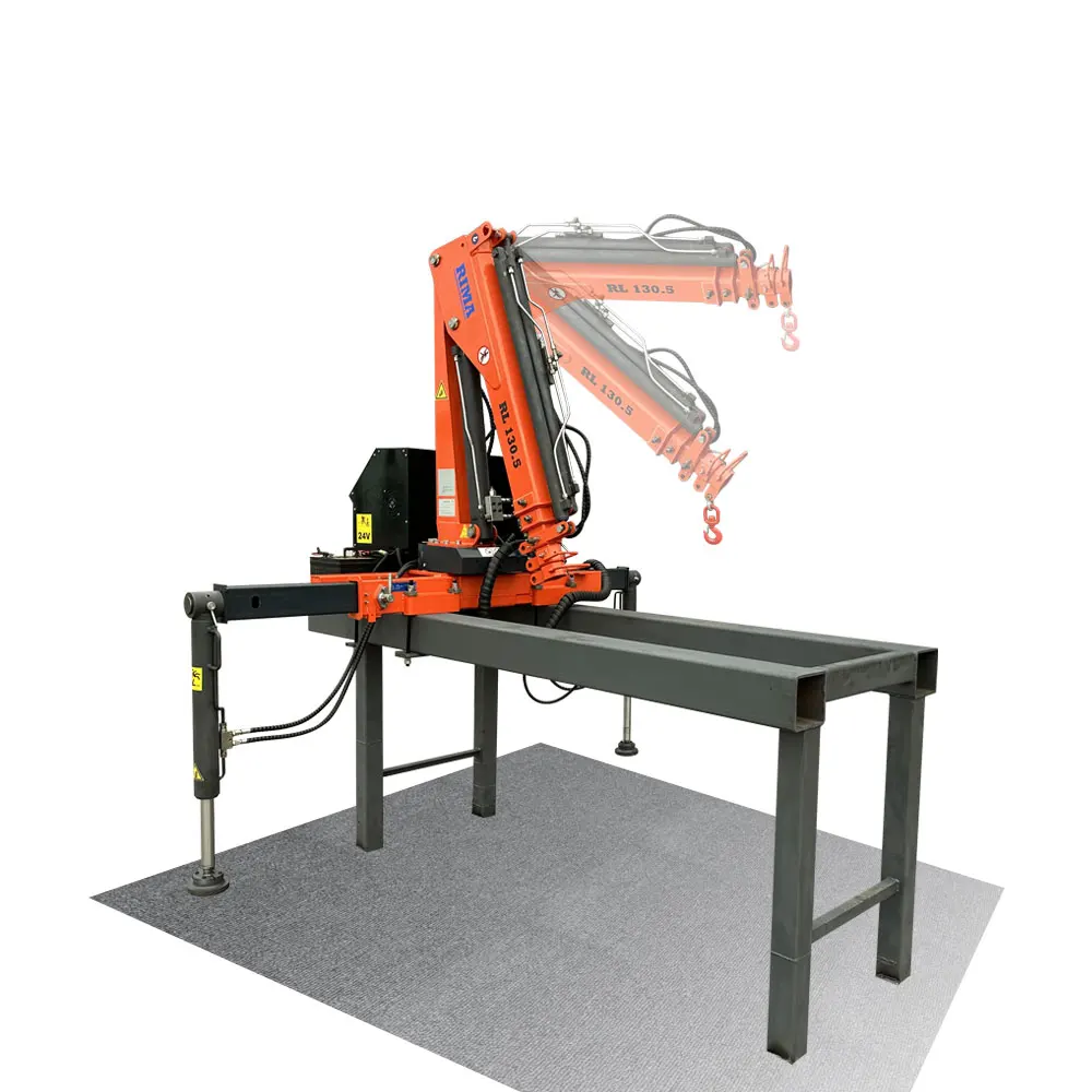 RIMA Small crane truck mini crane hydraulic truck telescopic lifting crane