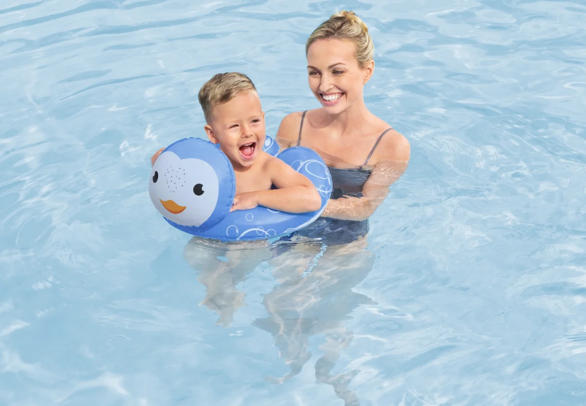 Bestway 2024 New 36405 Family Swimming Pool Swim Tube Floats Outdoor Inflatable Swimming Ring For Kids