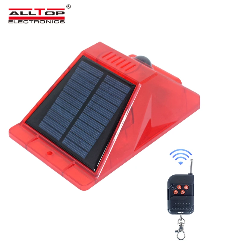 
 ALLTOP, оптовая продажа, IP65, водонепроницаемый пульт дистанционного управления для мобильного телефона, наружная садовая охранная Солнечная сигнализация  