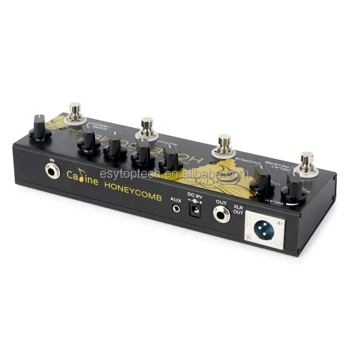 Caline CP-48 Acoustic Guitar Multi Guitar Effect Pedal Reverb Delay Chorus for Acoustic Guitar