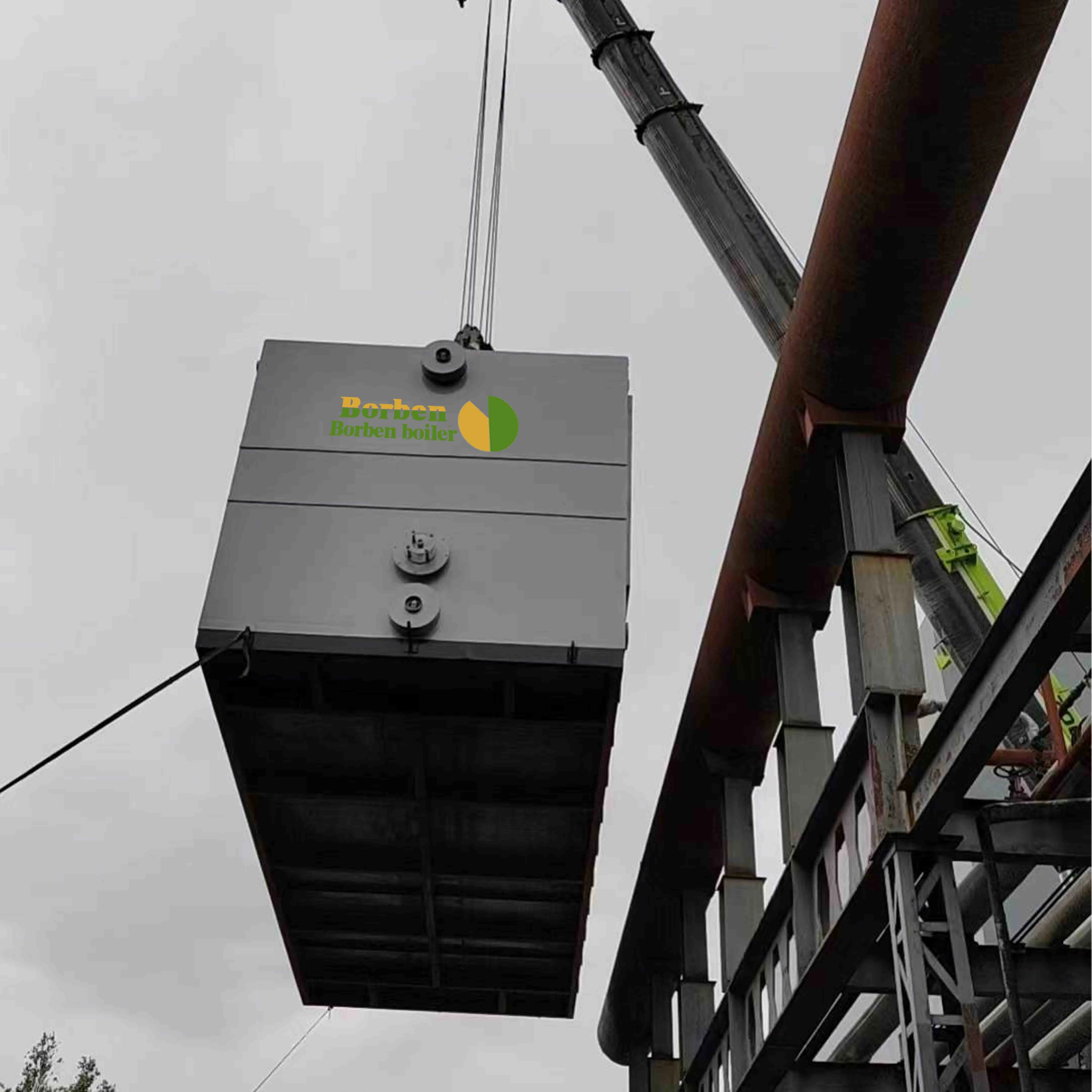 Industrial Diesel Gas Steam Boiler 2000 Kw 10 Tone Horizontal Provided Water Tube HOT Water Steam Boiler Manufacturers Indonesia