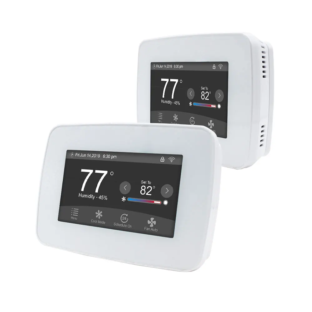HVAC Multi Stage Smart Home Programmable Thermostat 24Vac TUYA Wifi for