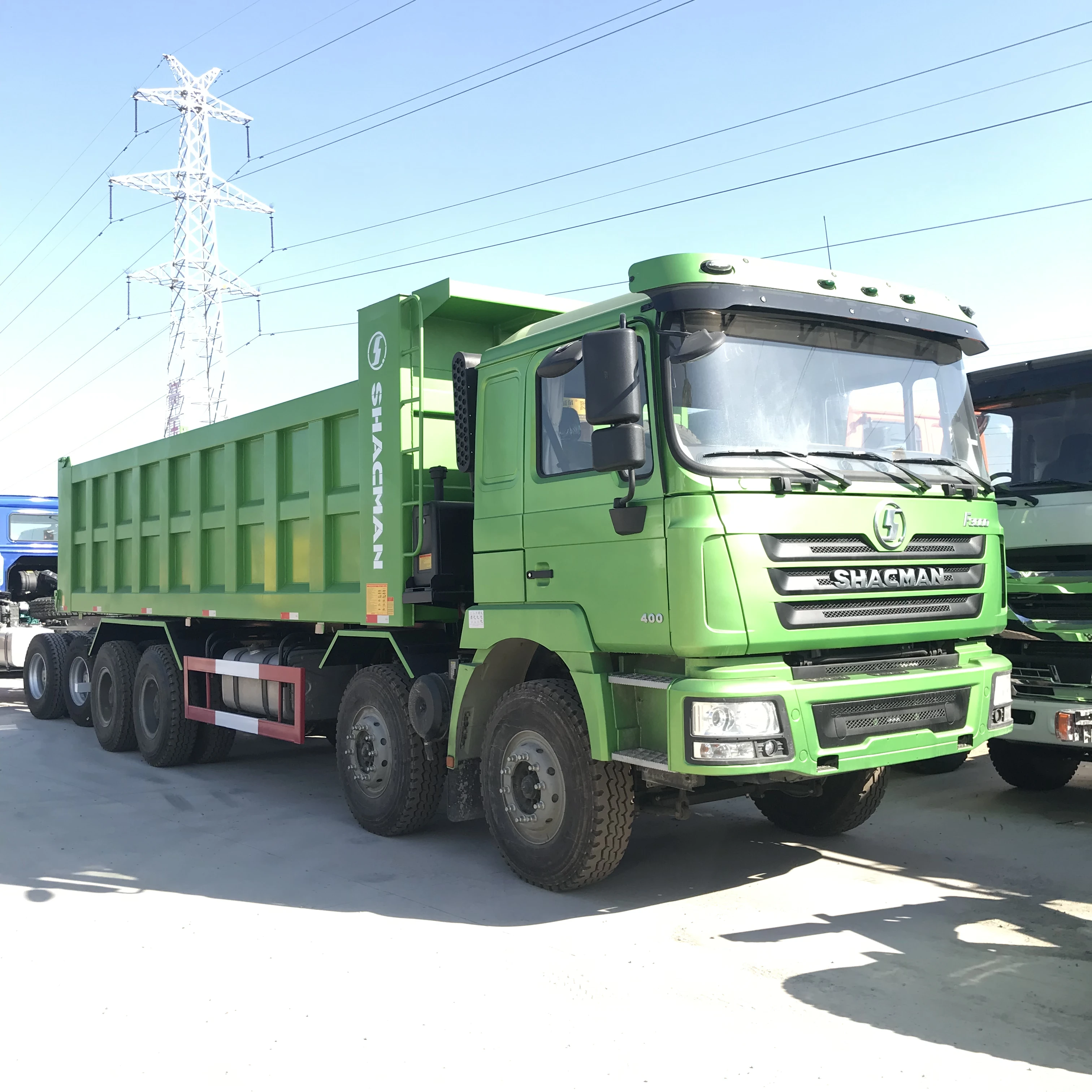 Shacman 375HP 371HP 10 колес 12 колес 6X4 8X4 LHD Rhd самосвал разгрузка