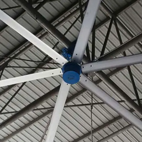 16 feet 24 feet 20 feet BLDC HVLS fans factory Ceiling Ventilation Fan pmsm bigass big huge large cow cooling