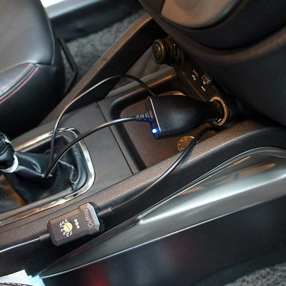 12W Universal Car Charger Cigarette Lighter 3-12V Multi-Tips for Electrical Devices, with Micro USB Plug