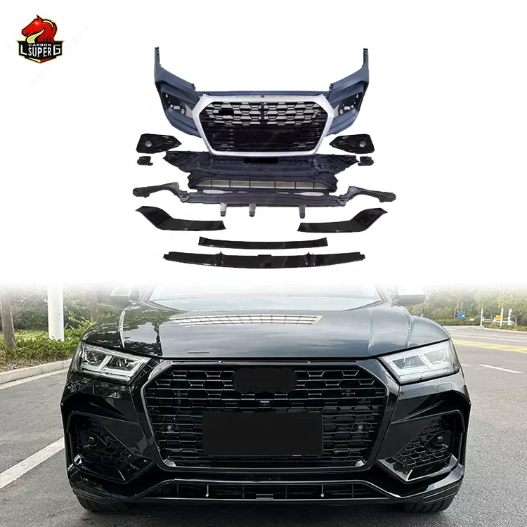 Best-selling Car Body Kit Q5 Upgrade to RSQ5 Front Bumper Grille for Audi Q5 bodykit