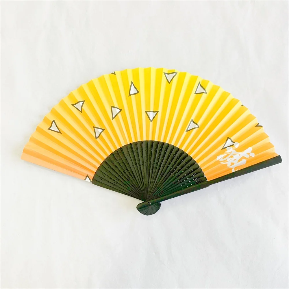 Изготовленный На Заказ Цветной бамбуковый ручной складной веер для подарка ручной работы