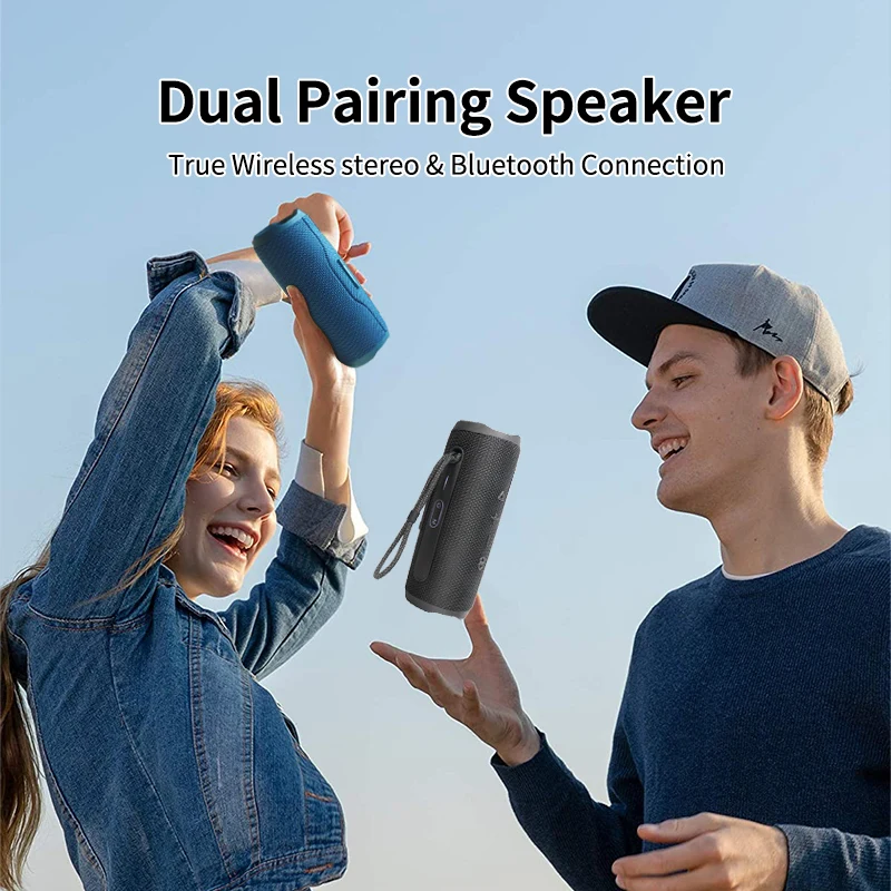 Portable Bluetooth Speaker Stereo HiFi Heavy Bass Wireless Soundbar Subwoof Loudspeaker Flip6 music speakers