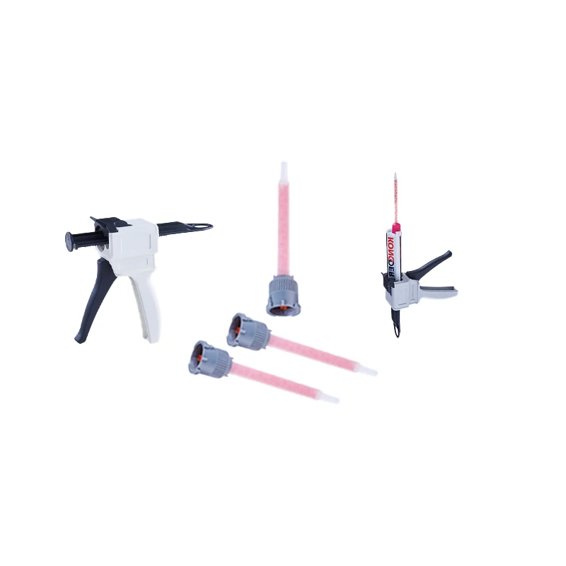 KONGDER 50&75m Glue gun static mixer Hand tools Kitchen cabinet bonding glue gun tip caulking glue gun thread mixing pipe