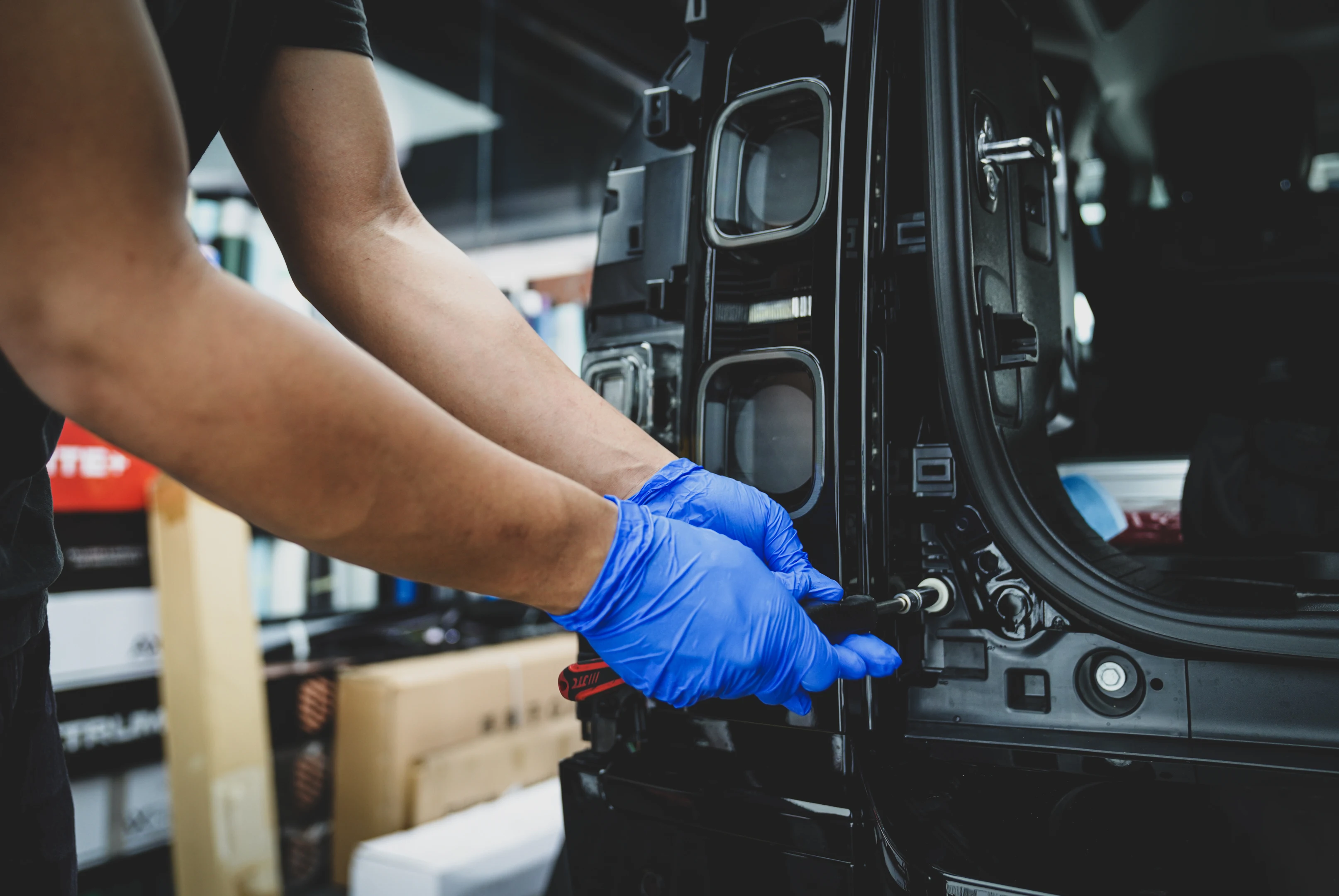 Exterior Accessories Tail Light DEF4X4 High Quality Car LED Smoke Tail Lamp For Land Rover Defender 110