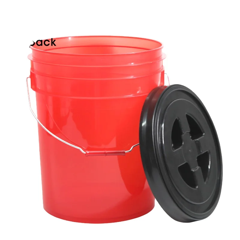 Customized IML Design Plastic Paint Bucket/Plastic Pail / Paint Buckets with Lid and Handle