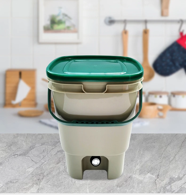 Recommend Concept of Environmental Protection New Material Plastic Sealed Anti-Odor Kitchen Waste Fermentation Bucket 20L