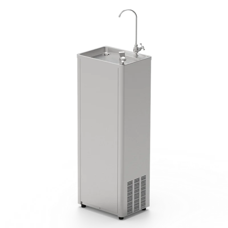 TL21-25C Floor Stand Cold Water Dispenser Floor Mount Cooler Refrigerated 8 GPH stainless steel