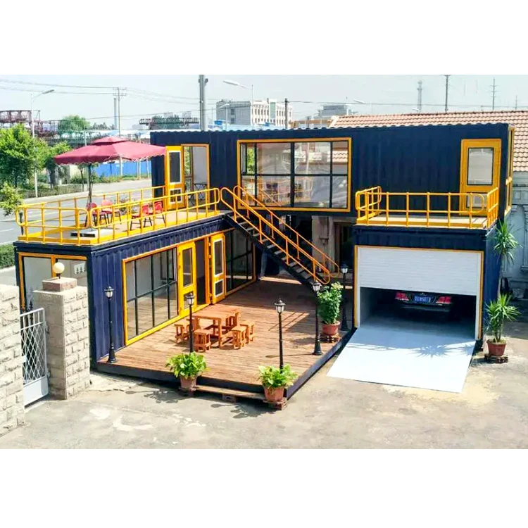 Competitive price Chinese modular prefabricated house luxury 3 bedroom container homes 40ft luxury house
