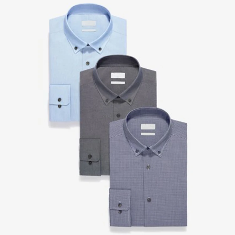 Custom Manufacture High Quality Cotton Mens Dress Shirts Work Clothes Men Shirts Men Formal Shirts