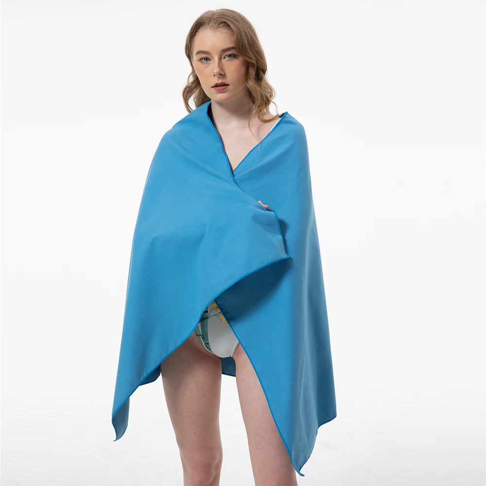 Лидер продаж, быстрое высыхание разных размеров, супервпитывающее сухое быстрое мягкое рекламное спортивное полотенце из микрофибры для рук