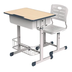 High Quality Cheap Classroom Wood Furniture Set School Desk For Sale Kid Children Student Study Table And Chair