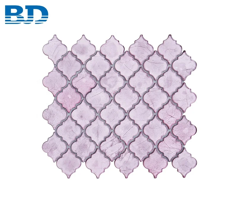 Wholesale Arabesque Style Copper Lantern Mosaic Tile Glass