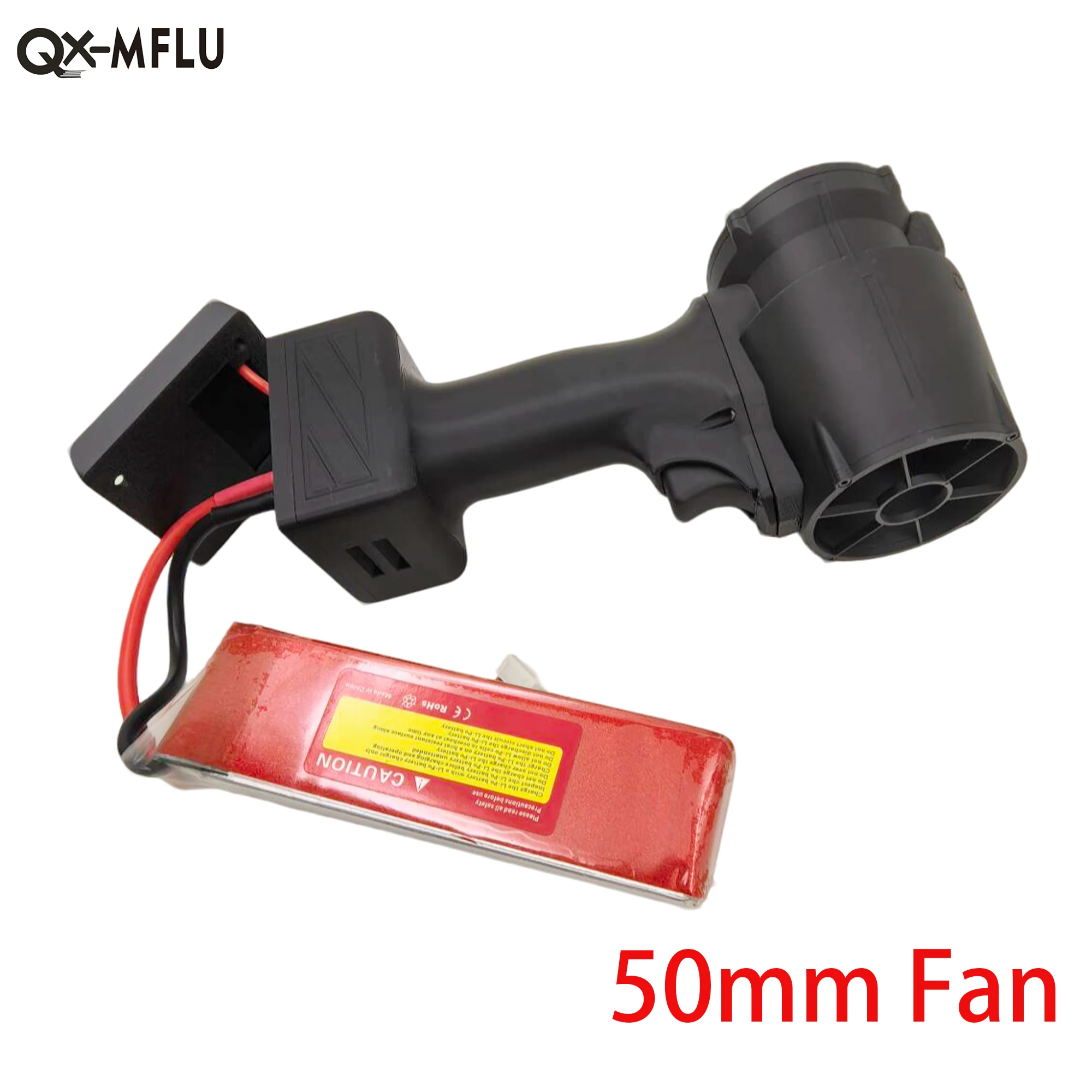 QX-MFLU 50mm Ducted Turbo Jet Fan Violent fan blower Electric Tool Hair Dryer Snow Dust Removal Water Blowing Outdoor Car