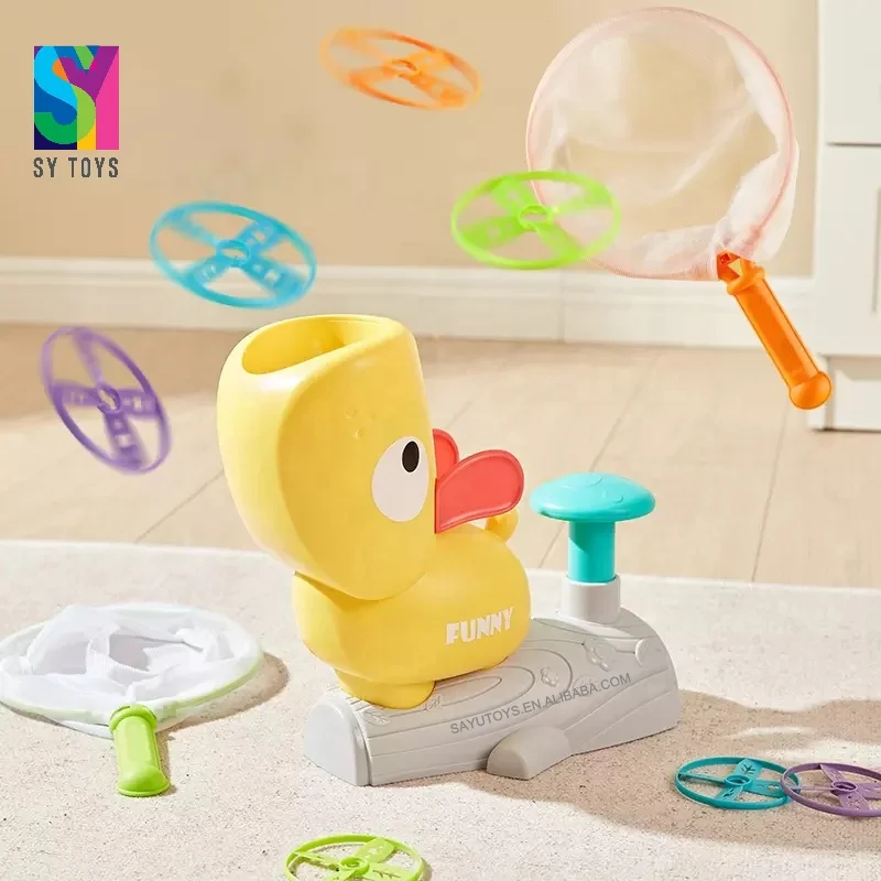 SY Child outdoor frisby shooting game flying disc Set sport set toy