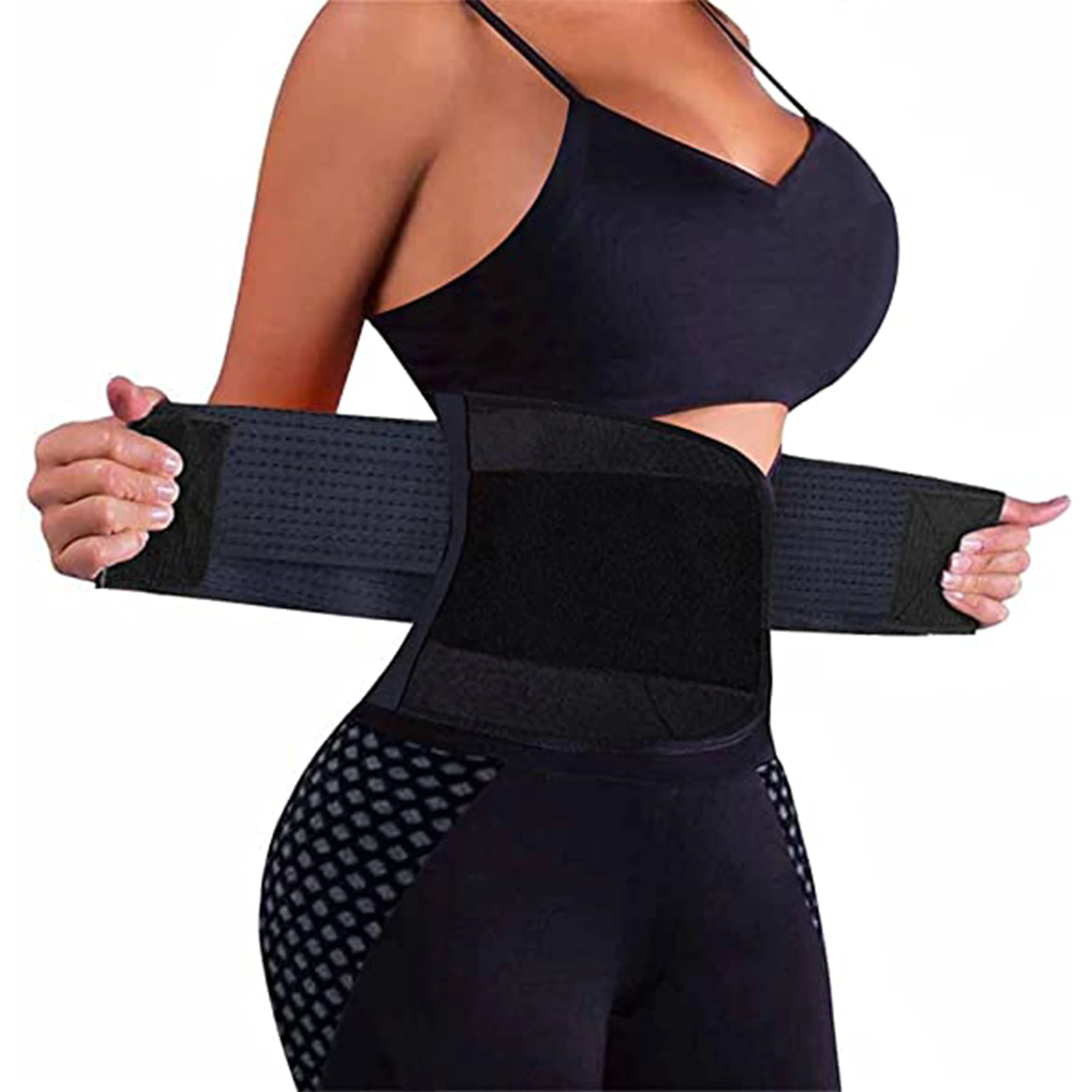 tactical waist brace medical magnet self heating waist brace belt waist support belt with elastic fabric