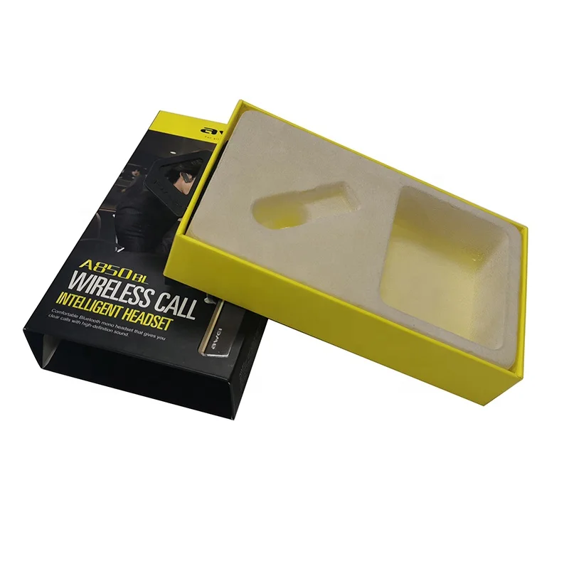 Shenzhen factory customized logo magnetic electronic products rigid box packaging