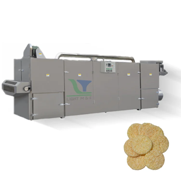 2024 New Design Rice Cake Machine Puffed Rice Cakes Production Line New Type  Korean Pop Rice Cake Machine