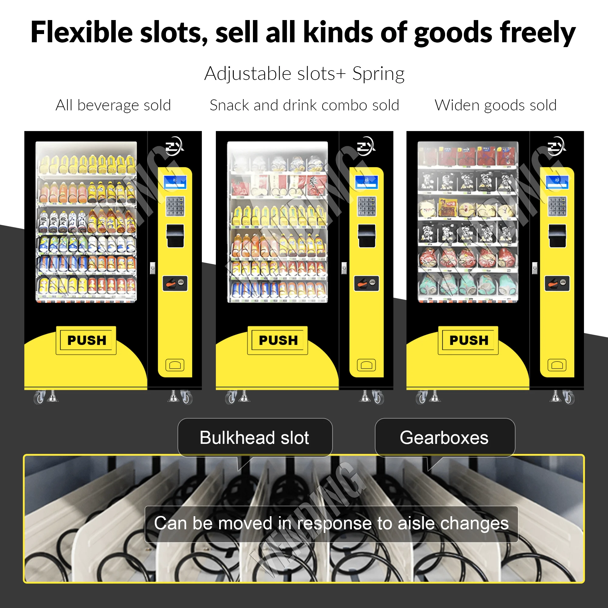 ZXvending 24 Hours Self Auto Service Combo Snack And Beverage Vending Machine