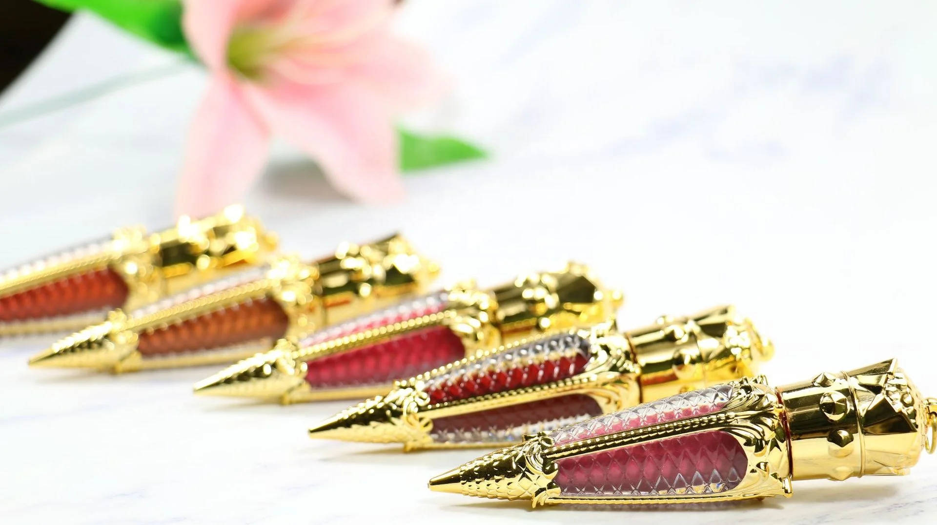 Wholesale Customized crown lipgloss liquid lipstick with gold lip gloss tube