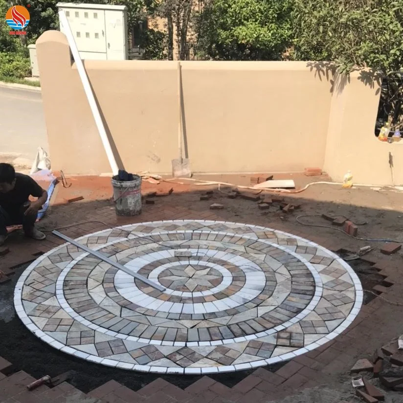 Natural Slate Mosaic Pattern for Outdoor Flooring Decorative