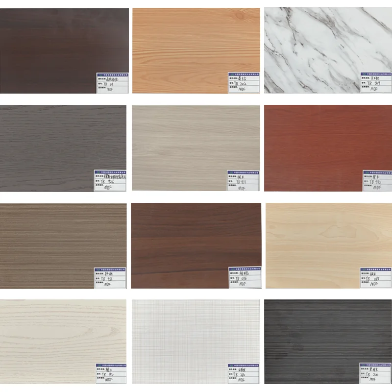 Melamine MDF Chinese Suppliers Specialized Walnut Oak Beech Rubber Wood Melamine MDF For Furniture