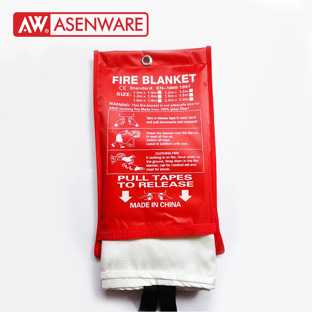 Fire Proof Blankets Fire Estinguisher Blanket Free Fire and Rescue Types of  Bag/box