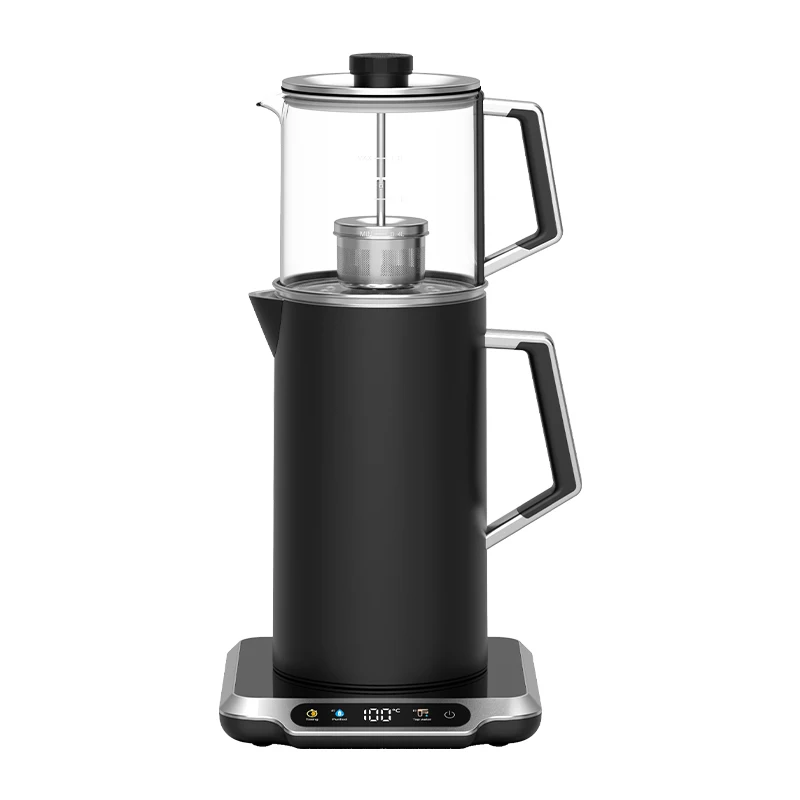 Hotsy Design 1L Coffee Glass With Water Filter Stainless Steel 2.7L Electric Kettle Modern Kettle Electric Tea Maker Set