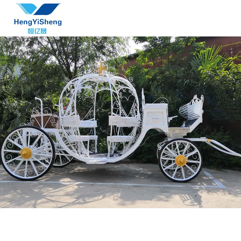 
Wedding Horse Carriage Manufacturer /Electric Pumpkin Cinderella Horse Carriage 