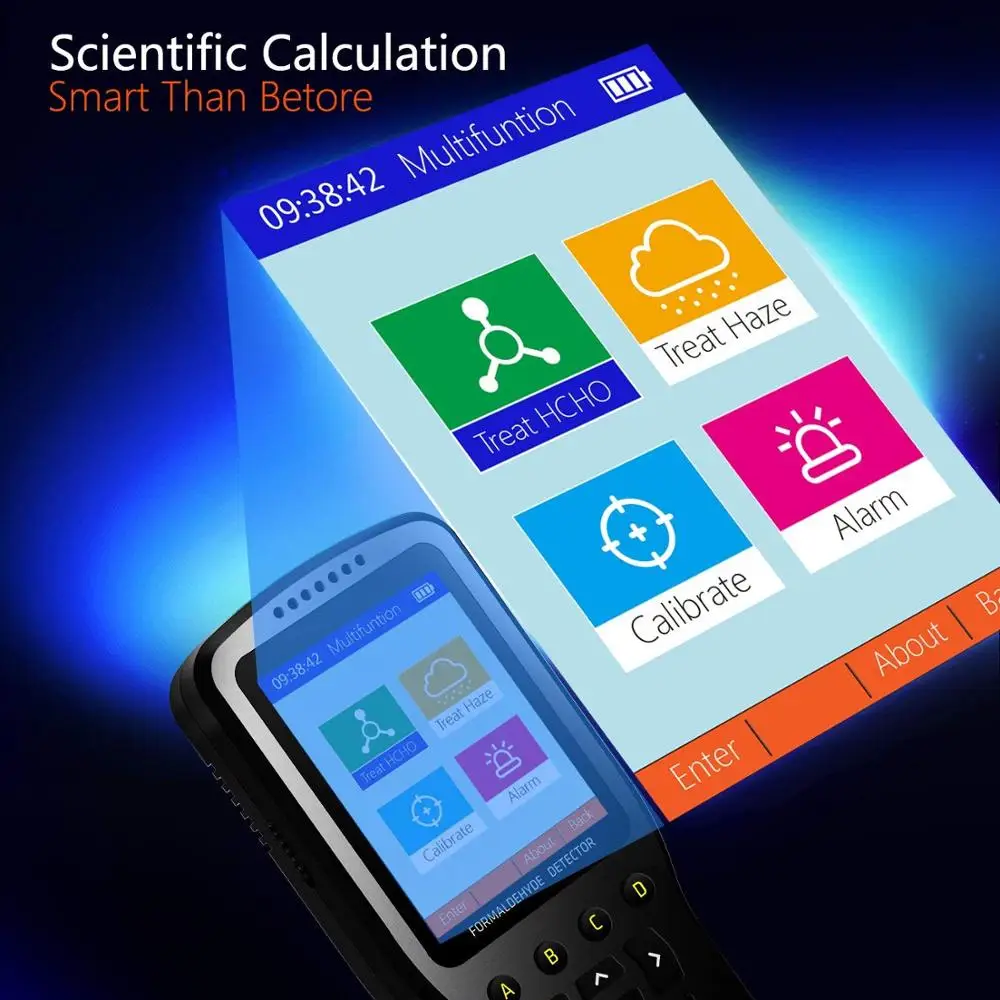 
Air Quality Monitor PM2.5 Particle Counter Dust Pollution Detector 