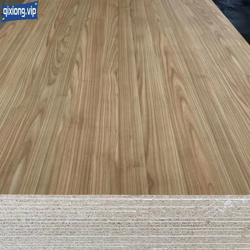 18mm Wood Grain Color Melamine Particleboard Suitable for Home Decoration Cabinets Contemporary Indoor Eucalyptus Particle Board