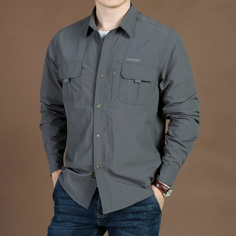 Мужские тактические Мягкие Рубашки для кемпинга и рыбалки