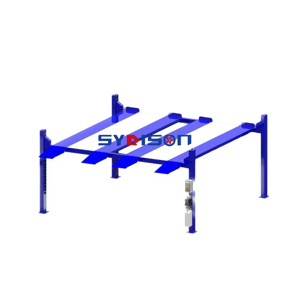 4T Service Parking lift Integrated 4 post car lift garage