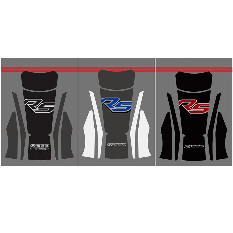 Цветные наклейки на топливный бак мотоцикла для BMW R1200RS 2015 2016, декоративные наклейки с защитой от царапин и рыбьими костяшками