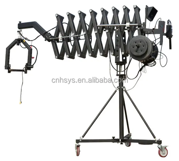 6m Electric Telescopic Scissor Retractable Camera Crane Jib