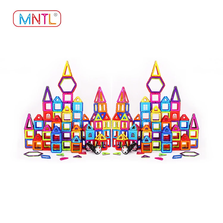MNTL Обучающие забавные магнитные строительные блоки детские игрушки 120 штук CPSC, CE, EN71, ASTM