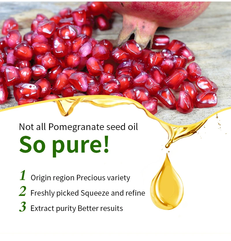 Manufacturer supply wholesale bulk Turkey pomegranate oil for OEM oil Body and skin care