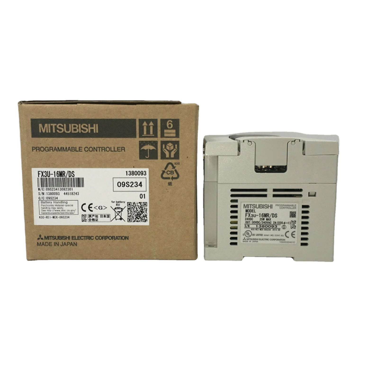 Programmable controller FX3U-16MR/DS FX3U16MR/DS in stock