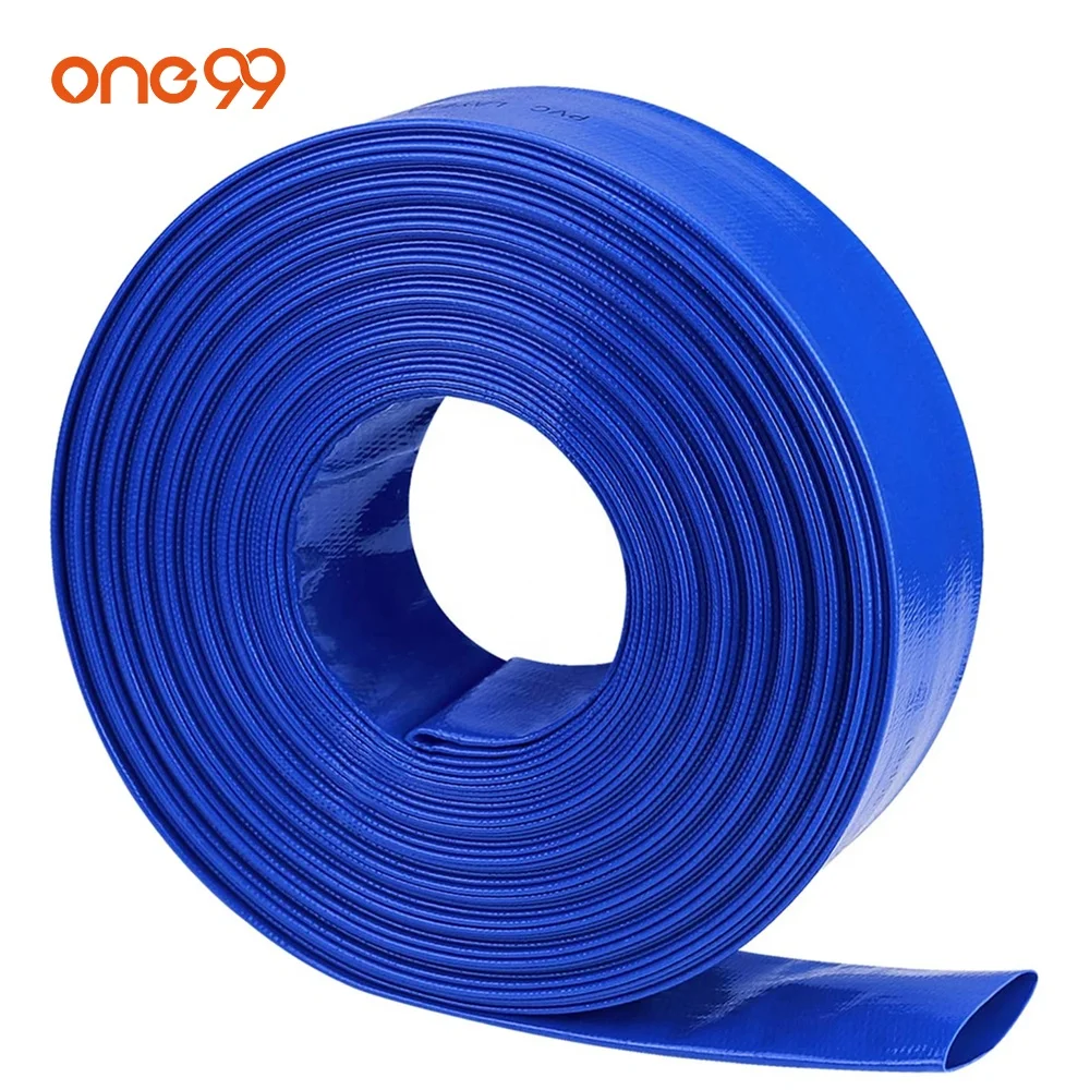 one99 100m Plastic Flexible Agricultural Garden PVC Layflat Water Hose Pipe