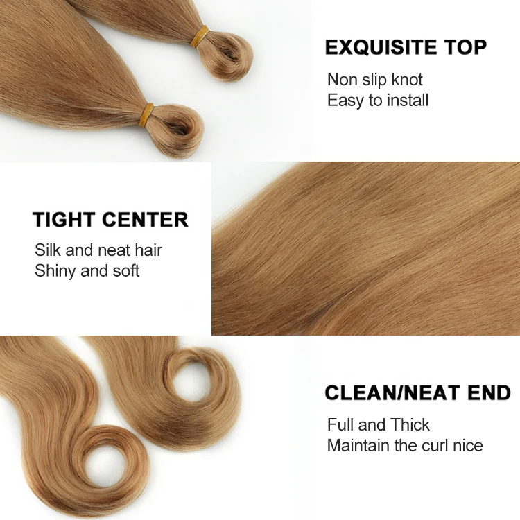 24inch yaki pony hair yaki braids ponytail synthetic hairpiece braids synthetic braiding hair