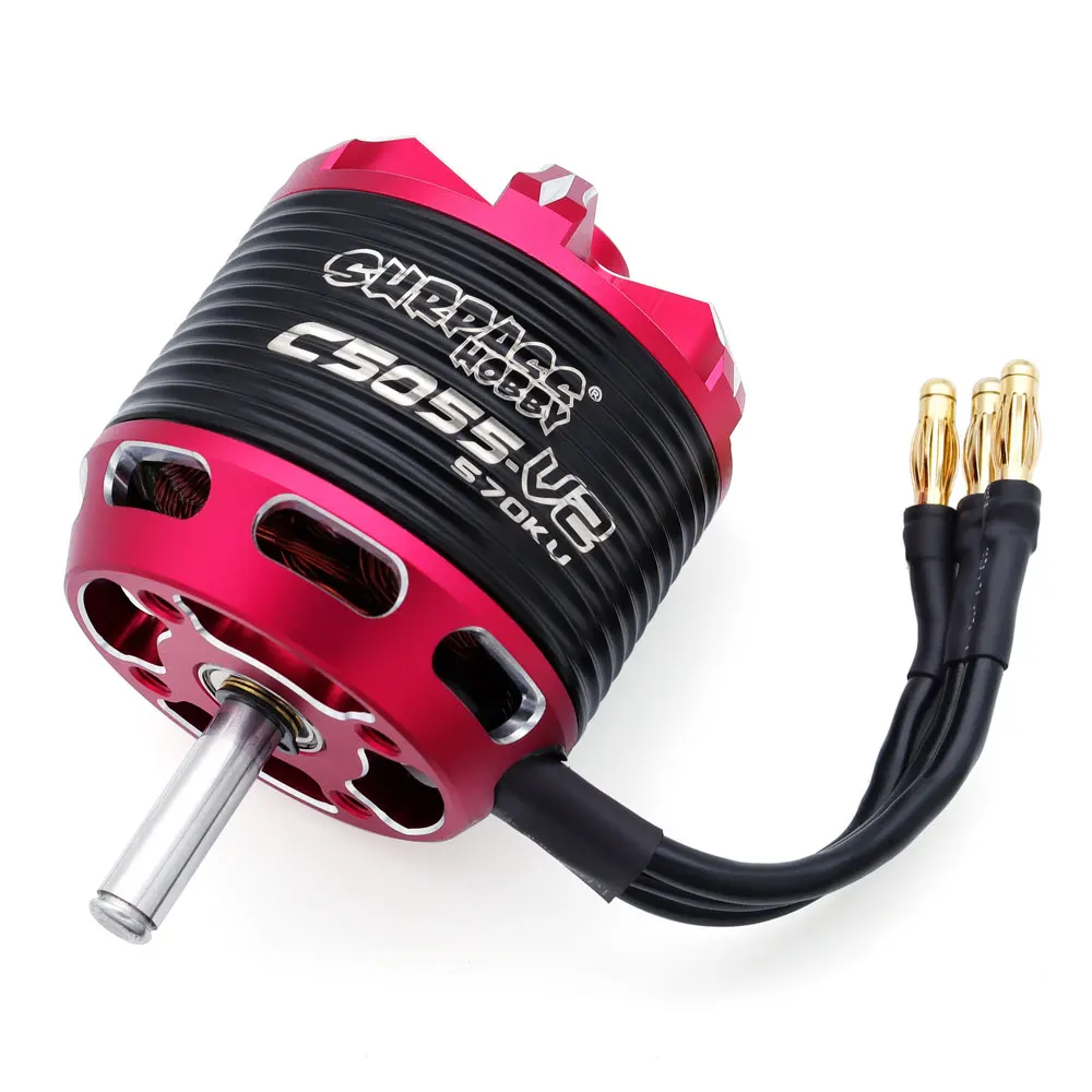 Factory Best quality Electric RC Planes BLD motor C5055 v2 570kv 760kv 6S 24v for ready to fly Airplane Jet Rc FPV Plane