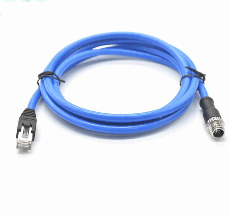 
Ethernet IP68 литье 8pin штекер к RJ45 M12 X кодовый разъем, использование переключателя 