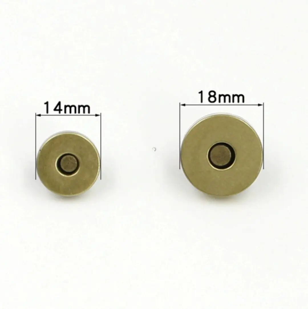 Factory wholesale Round Strong Magnet Snap Metal Magnetic Button For Clothing Handbag